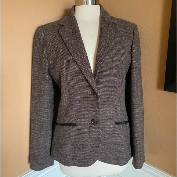 Brooks Brothers Jackets & Blazers - Brooks Brothers Tweed Wool Blend Blazer 12